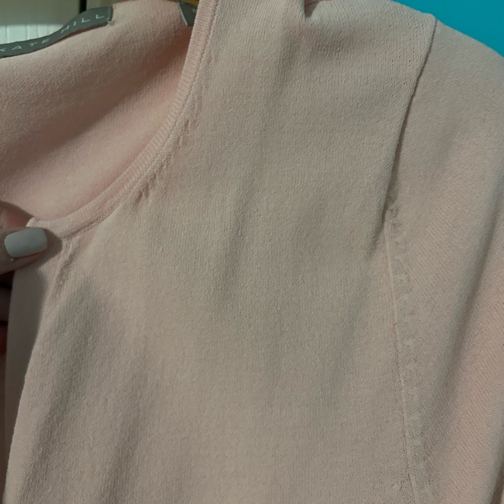 Light Pink Kate Hill Button Down Shirt - Picture 4 of 4